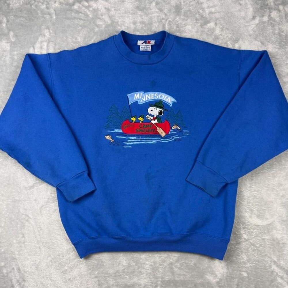 Peanuts Men's Blue Sweatshirt